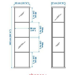  READY STOCK IKEA  DETOLF RAK  KACA RAK  DISPLAY HELMET  2021 