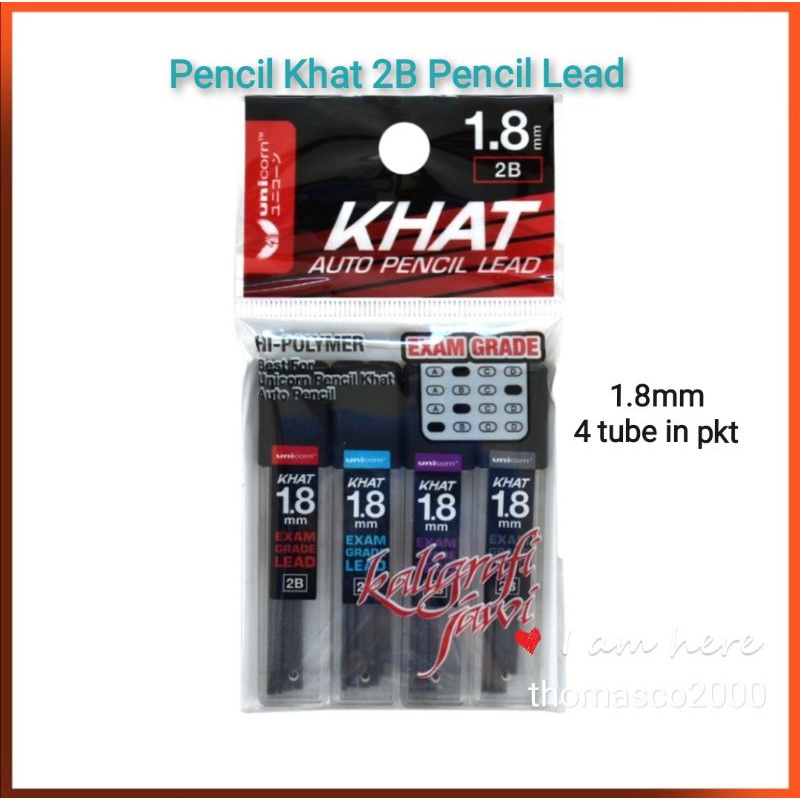 Unicorn Auto Pencil Lead Pencil Khat 2B 1.8mm / Ubat Pensel Khat Jawi 1