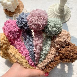 Bulu bulu domba bulu dada rambut ikat kepala aksesori Bulu bulu domba bulu dada rambut ikat kepala aksesori