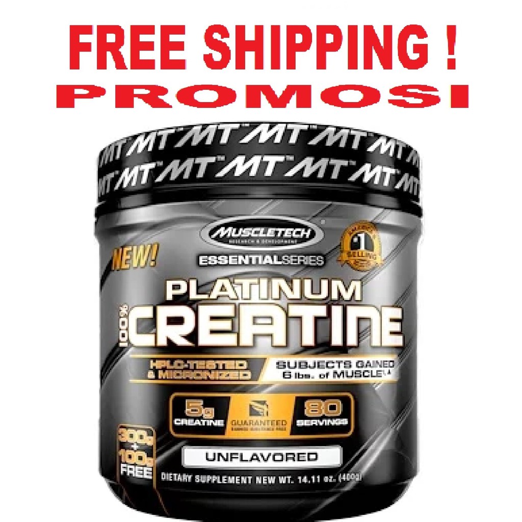 Muscletech, Essential Series, Platinum 100% Creatine, Unflavored, 14.11 ...