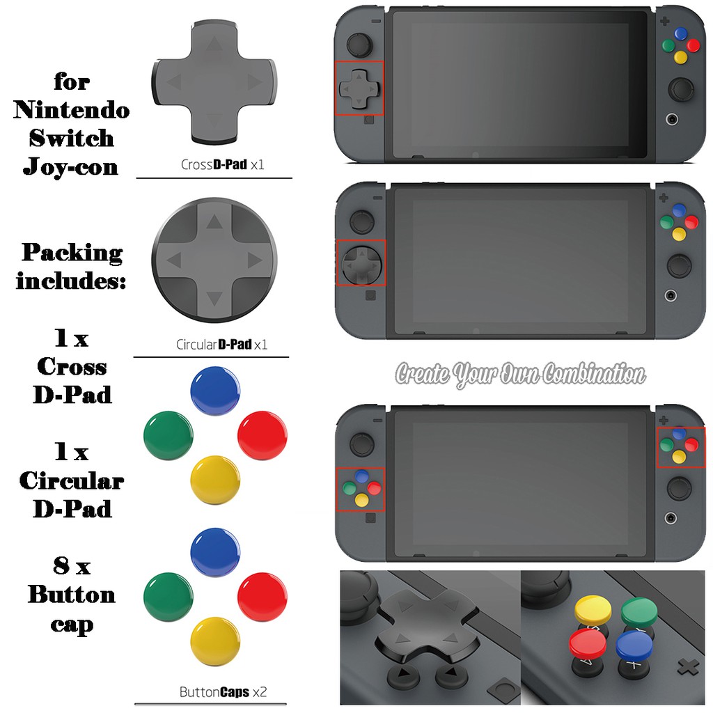 nintendo switch d pad cover