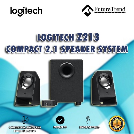 z213 compact 2.1 speaker system