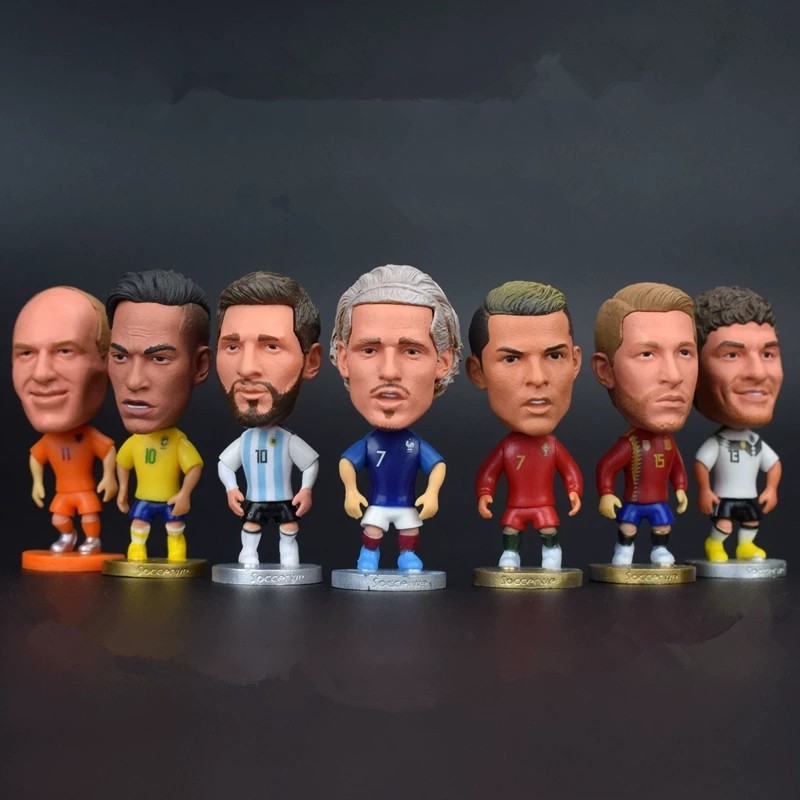 Brazil, Argentina, National football team player Figures Doll FD25362060 Lionel Messi Ronald Neymar Mbappé Dolls collect souvenirs