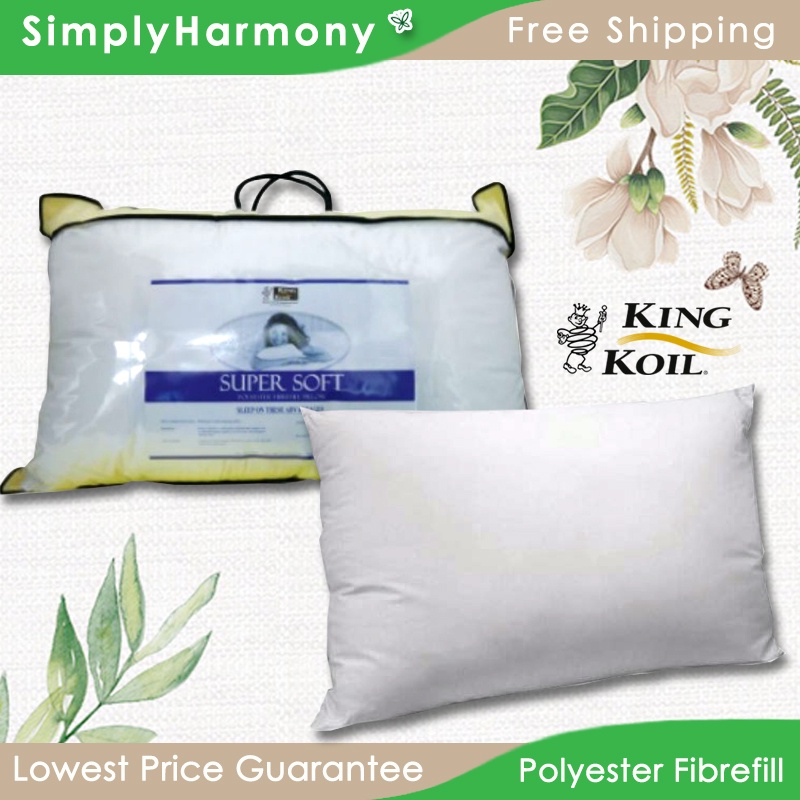 King Koil Super Soft Pillow/Bantal SuperSoft/Polyster Pillow/Bantal