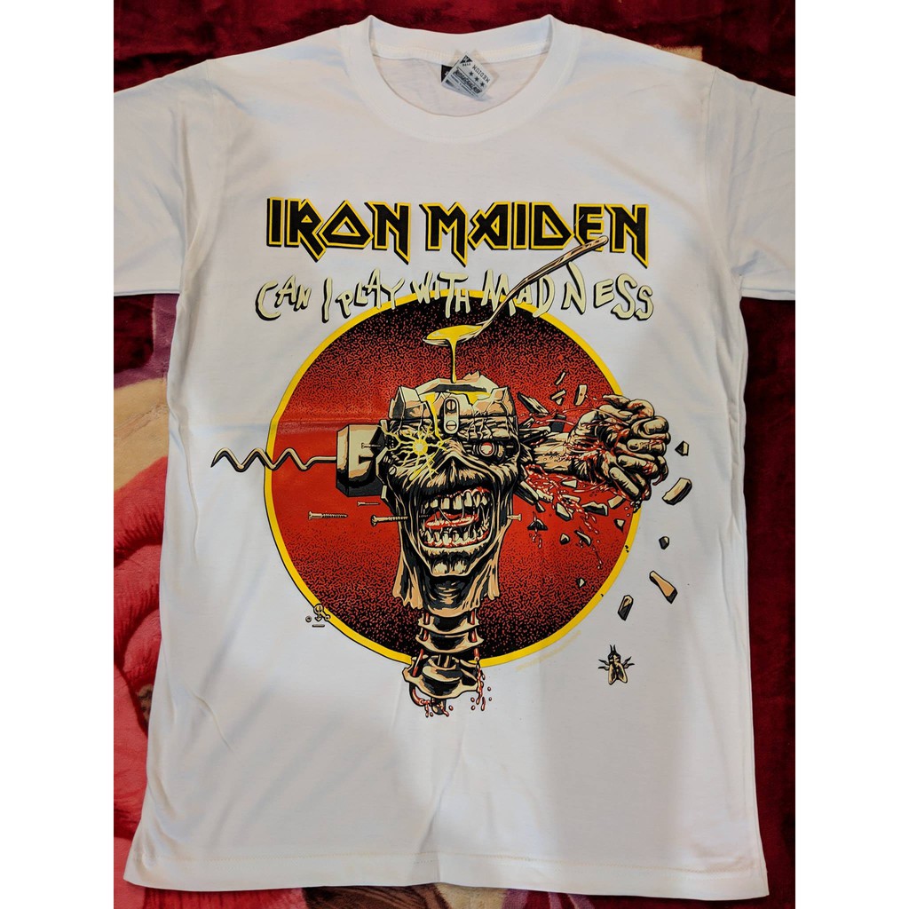 iron maiden can i play with madness shirt