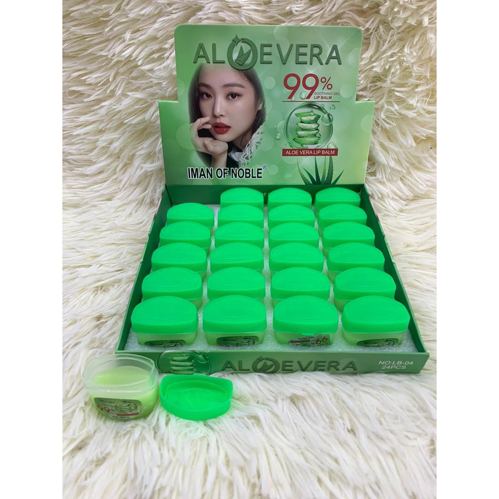 Iman Of Noble Aloe Vera Lip Balm 24pcs Shopee Malaysia