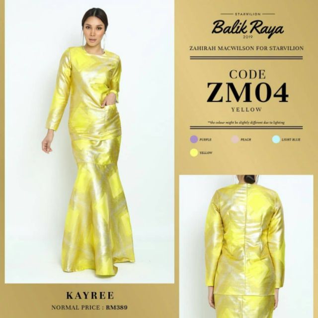  Baju  Raya Zahirah  Macwilson  BAJUKU