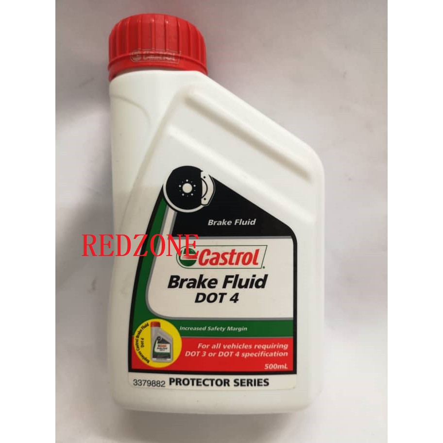 ORIGINAL 100 CASTROL BRAKE FLUID DOT 4 500ML NEW Shopee Malaysia