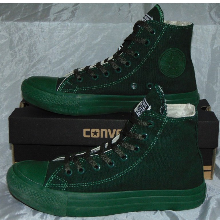 converse all star green shoes