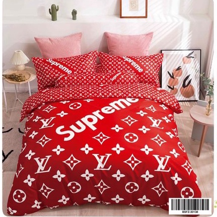 Supreme bed sheets Louis Vuitton Supreme Bear Bedding Sets