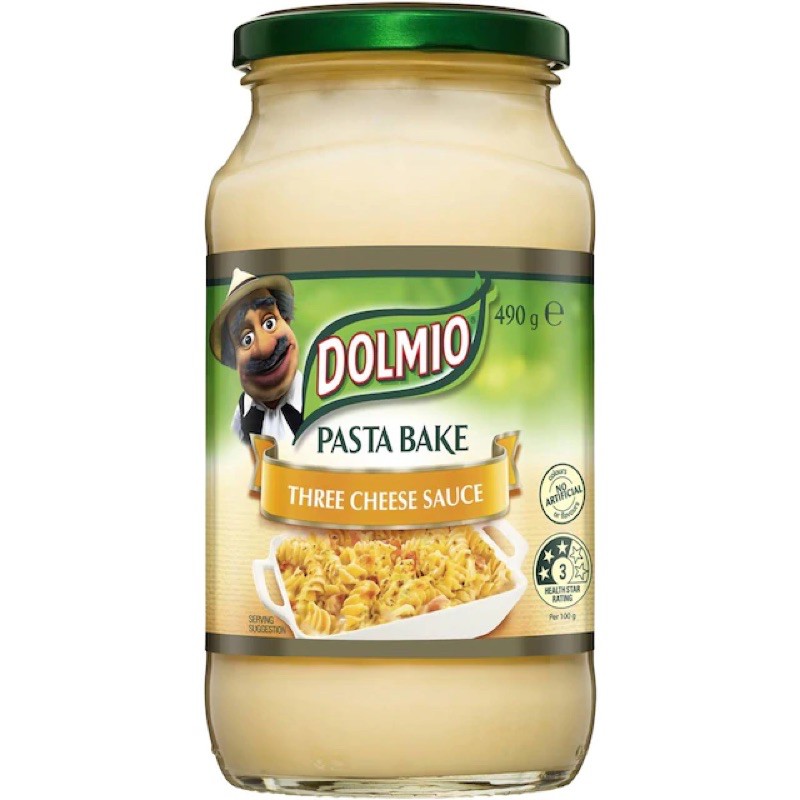 Dolmio Three Cheese Pasta Bake Sauce 490g (HALAL AUS) | Shopee Malaysia