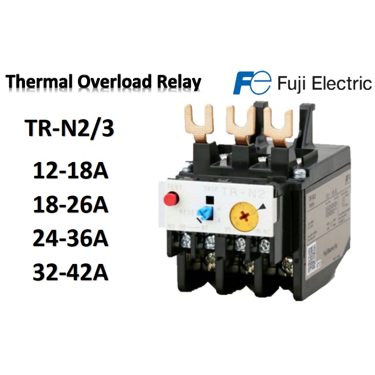 FUJI TOR TRN2/3 Thermal Overload Relay Shopee Malaysia