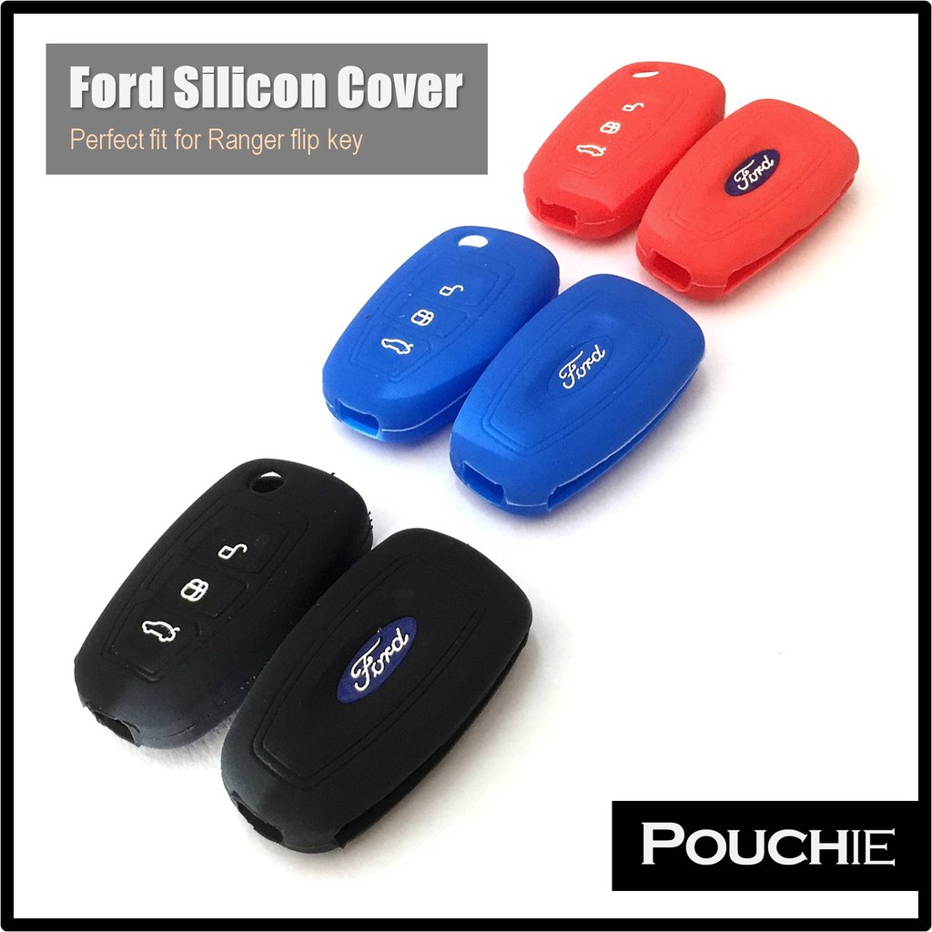 Ford Ranger Flip Keys Silicone Car Key Cover Remote 