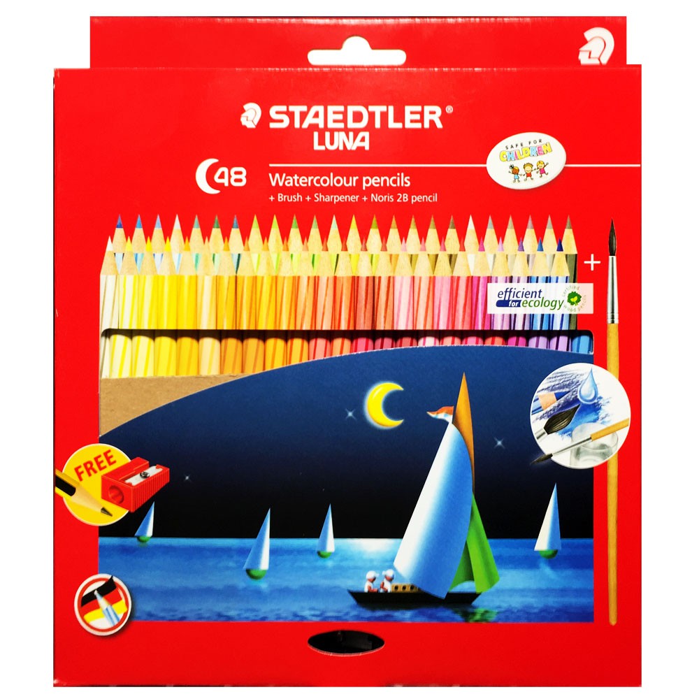 STAEDTLER LUNA Color Pencil (48 Color) [LUNA 137] Pensel Warna LUNA