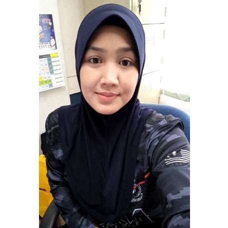 Tudung span biru gelap dark blue POLIS PDRM JPJ PENGUATKUASA KDN BAKAT LAUT sarung awning span lembut