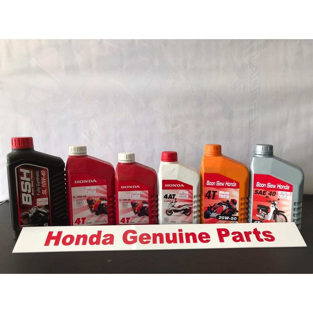 Original Honda Lubricant Oil Bsh Minyak Hitam Honda Bsh Ori 4t Honda Ori