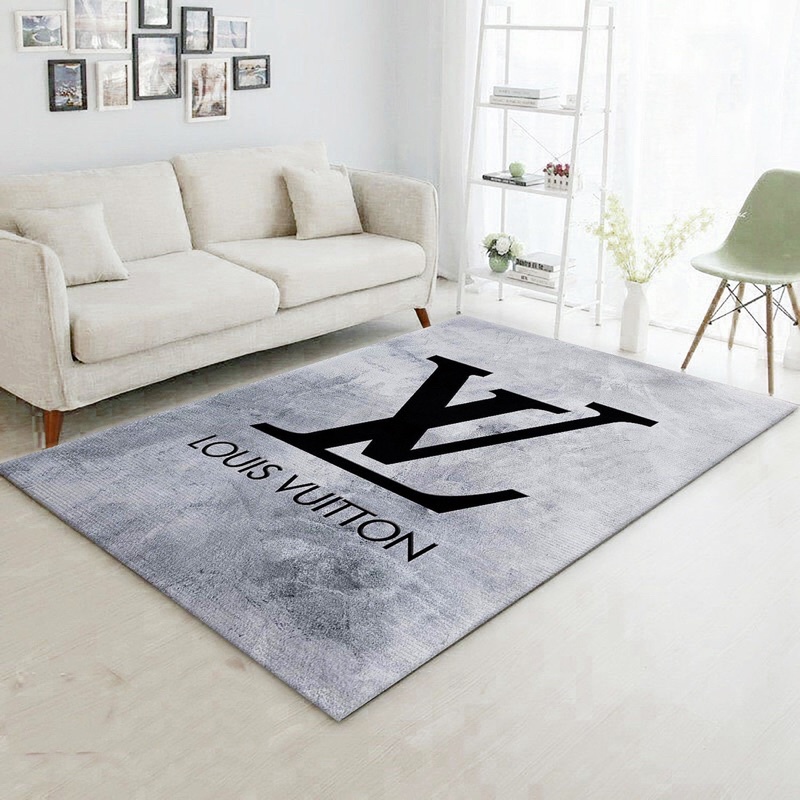 Branded Karpet LV Carpet Louis Vuitton Big Classic Logo Design Floormat ...