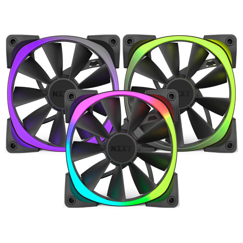 Nzxt Aer Rgb Tri Pack 3 X 14cm Cooling Fan Shopee Malaysia