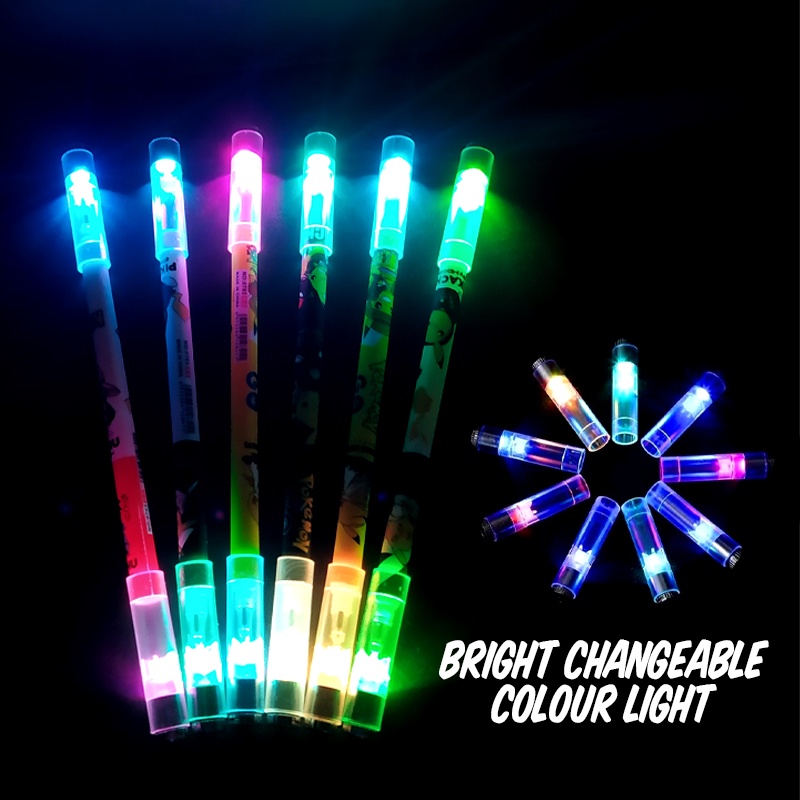 10Q LED Changeable Light / Balancing Rubber Spinning Stationery Release ...
