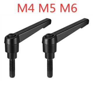 M8/16-60mm Clamping Lever Machinery Handle Locking Male Thread Knob Hex Screyu 