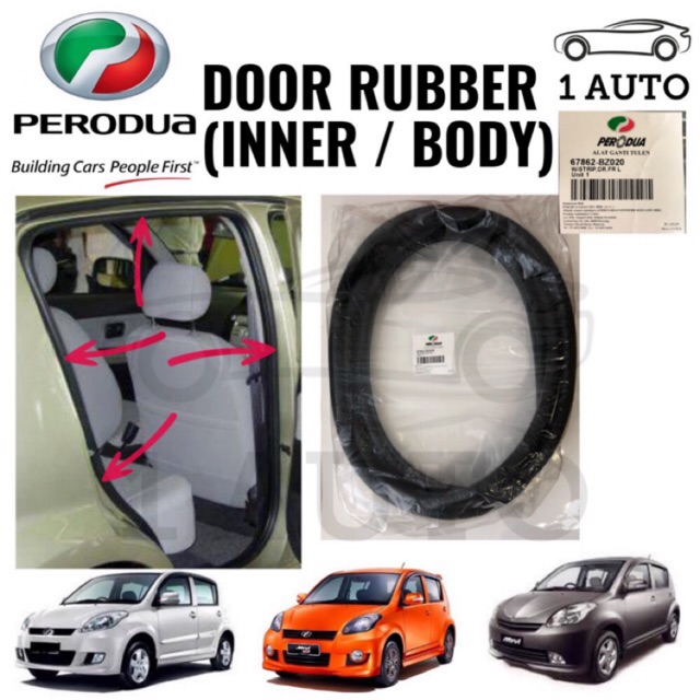 Original Perodua Part Myvi 1 0 1 3 05 10 Door Rubber Getah Pintu 1 Pcs Shopee Malaysia