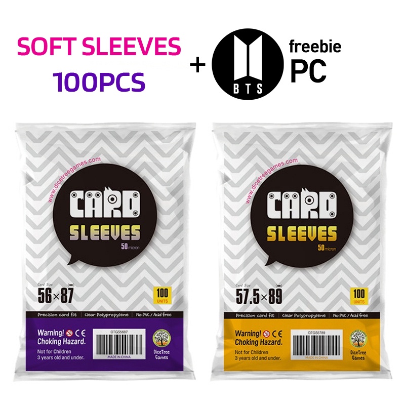 Popcorn Sleeves Same Size Photocard Sleeves SOFT 100PCS Kpop Sleeves Photocard Binder ENHYPEN