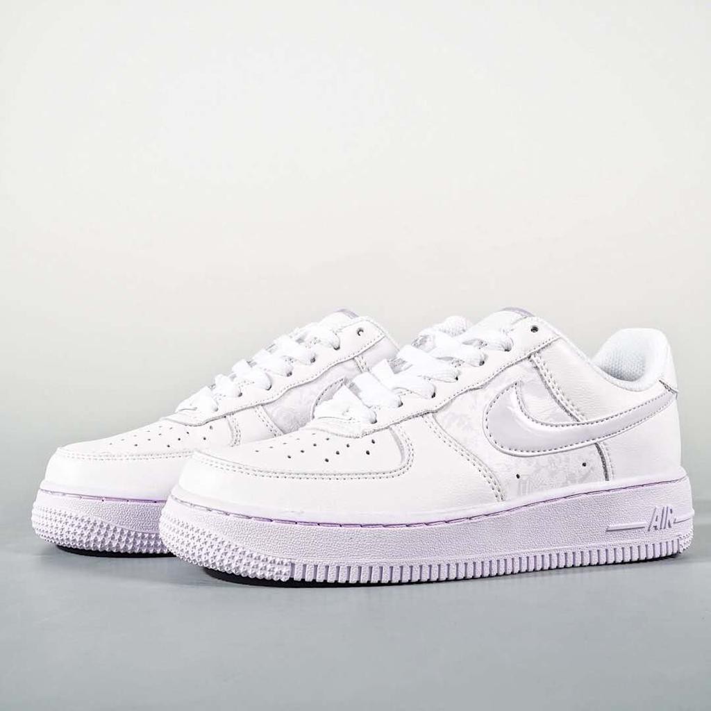 nike air force 1 white barely grape