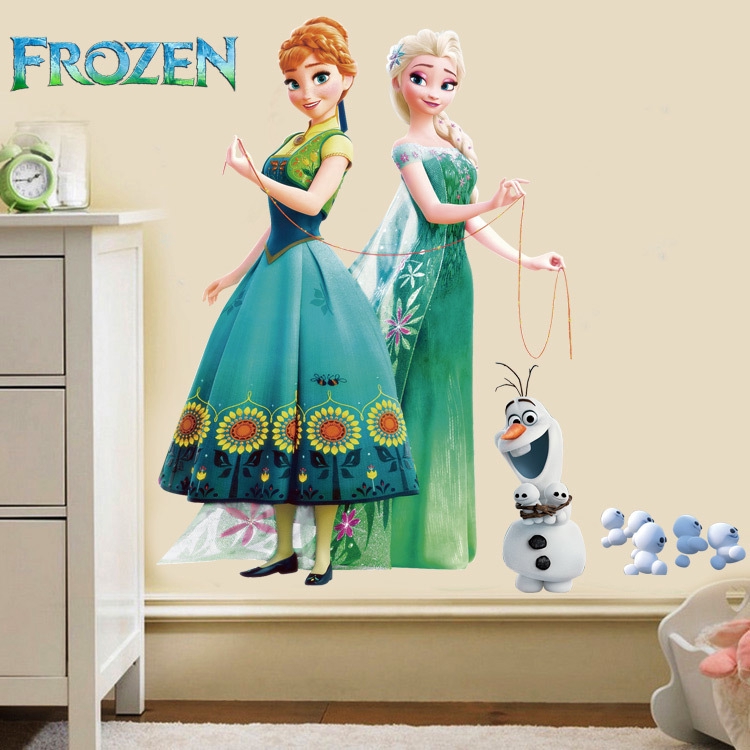 Frozen 2 Anna Elsa Kids Diy Sticker Puzzle Children S Room Decoration Kindergarten Cartoon Sticker