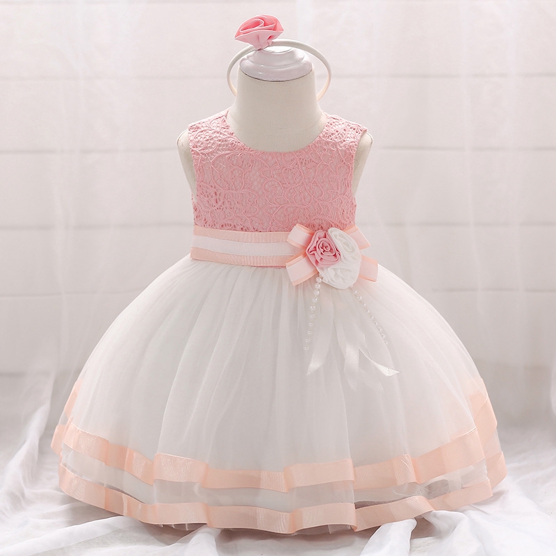 baby girl pink party dress