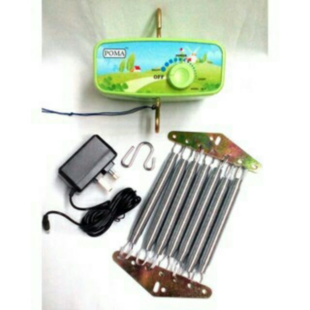 [1 YEAR WARRANTY] POMA Baby Electronic Cradle Machine Buaian Mesin Bayi ...