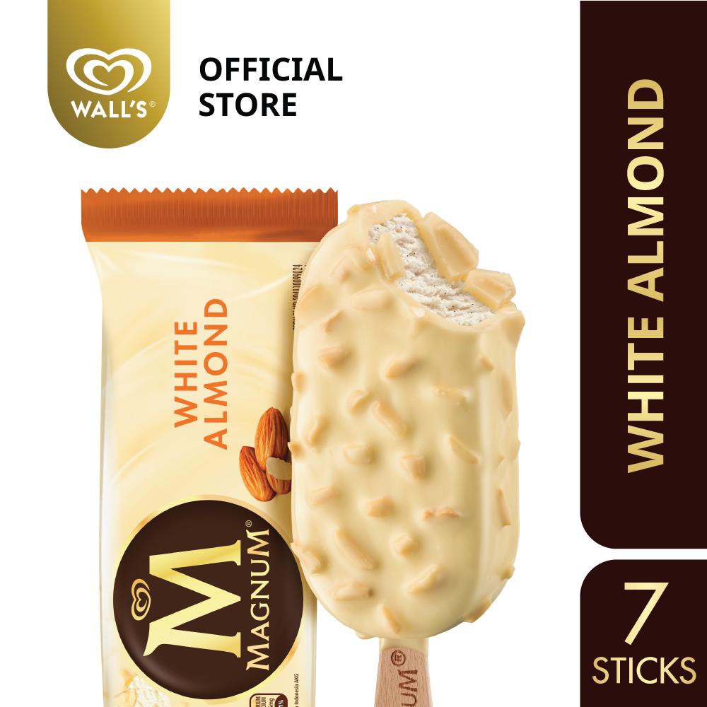 Magnum White Almond Ice Cream 7 Pieces Shopee Malaysia