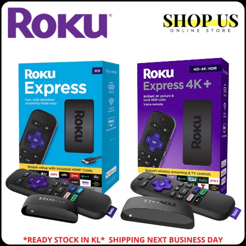 Roku Express HD / Roku Express 4K HD Streaming Media Player with High