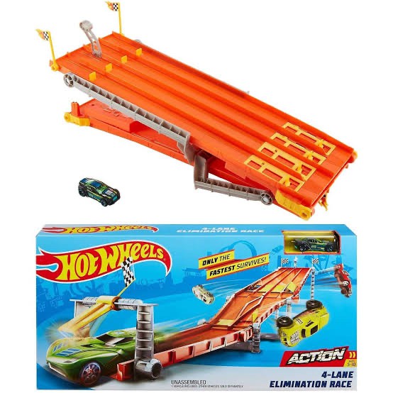 Hotwheels 4-LANE ELIMINATION RACE TRACK 