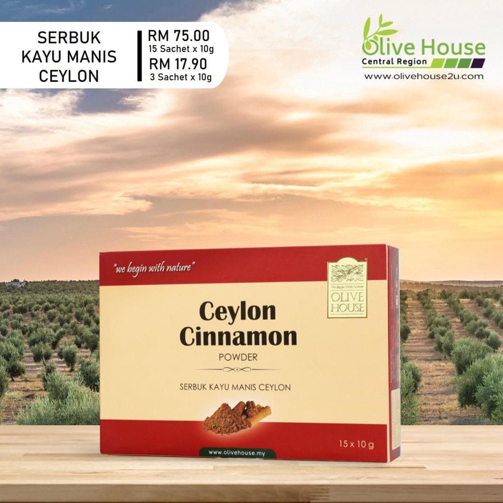 Serbuk Kayu Manis Ceylon Cinnamon Olive House ( Ceylon Cinnamon Powder