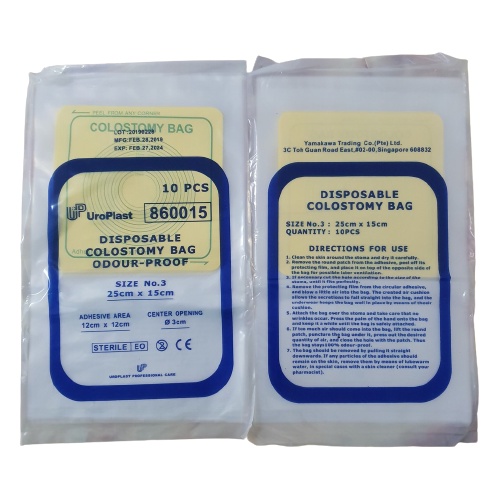 Uroplast Colostomy Bag No.3 x 100s Shopee Malaysia