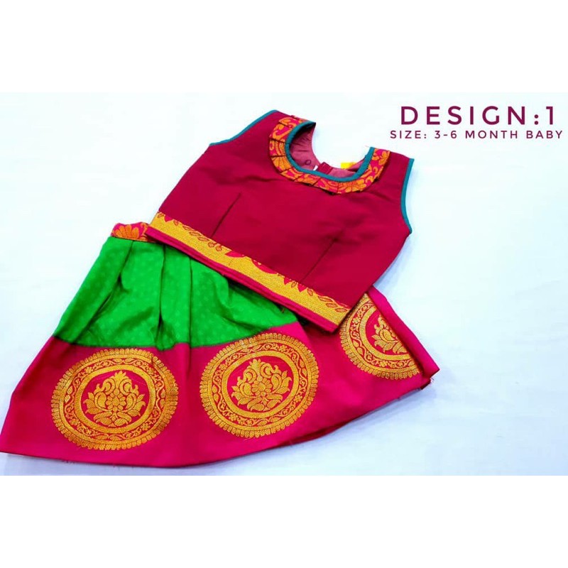 newborn pavadai set