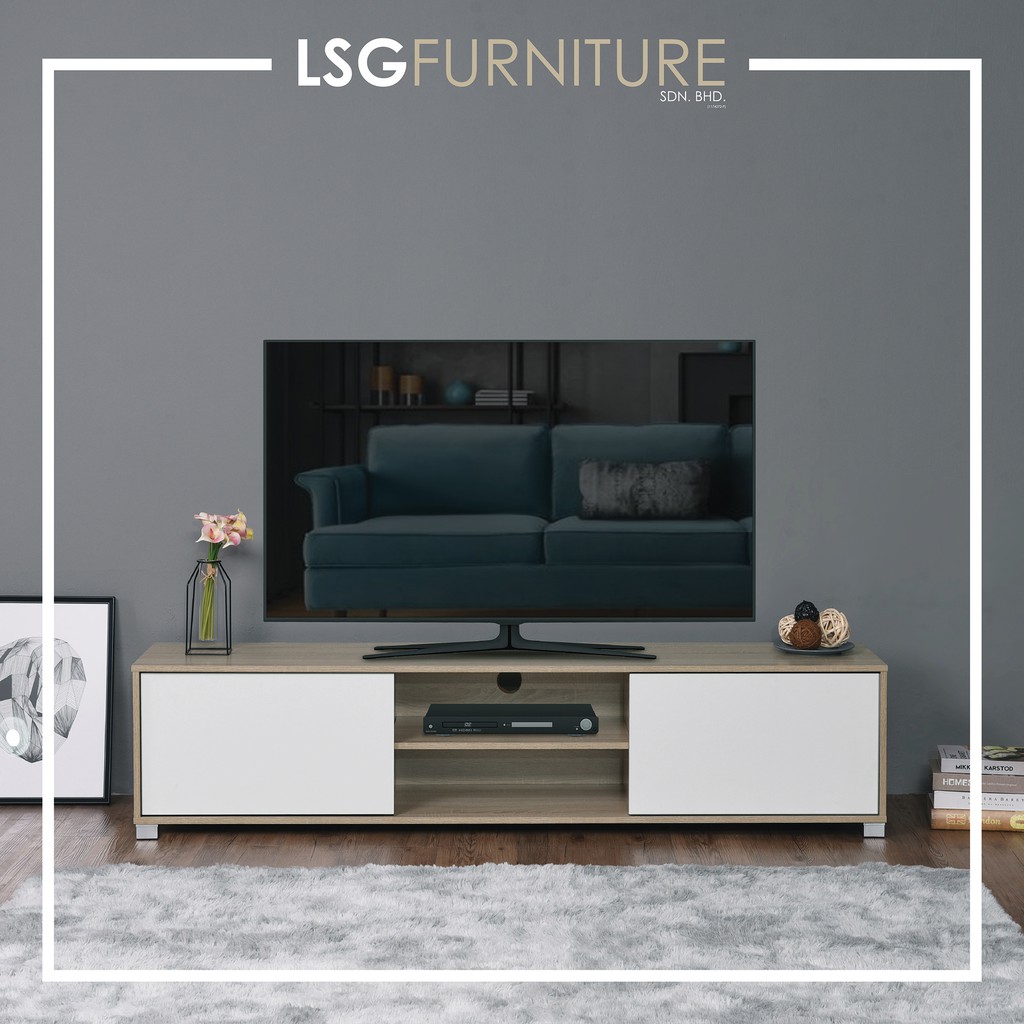(CNY Sales & Ready Stock) LSG FURNITURE TV 1002/ 6ft TV Console