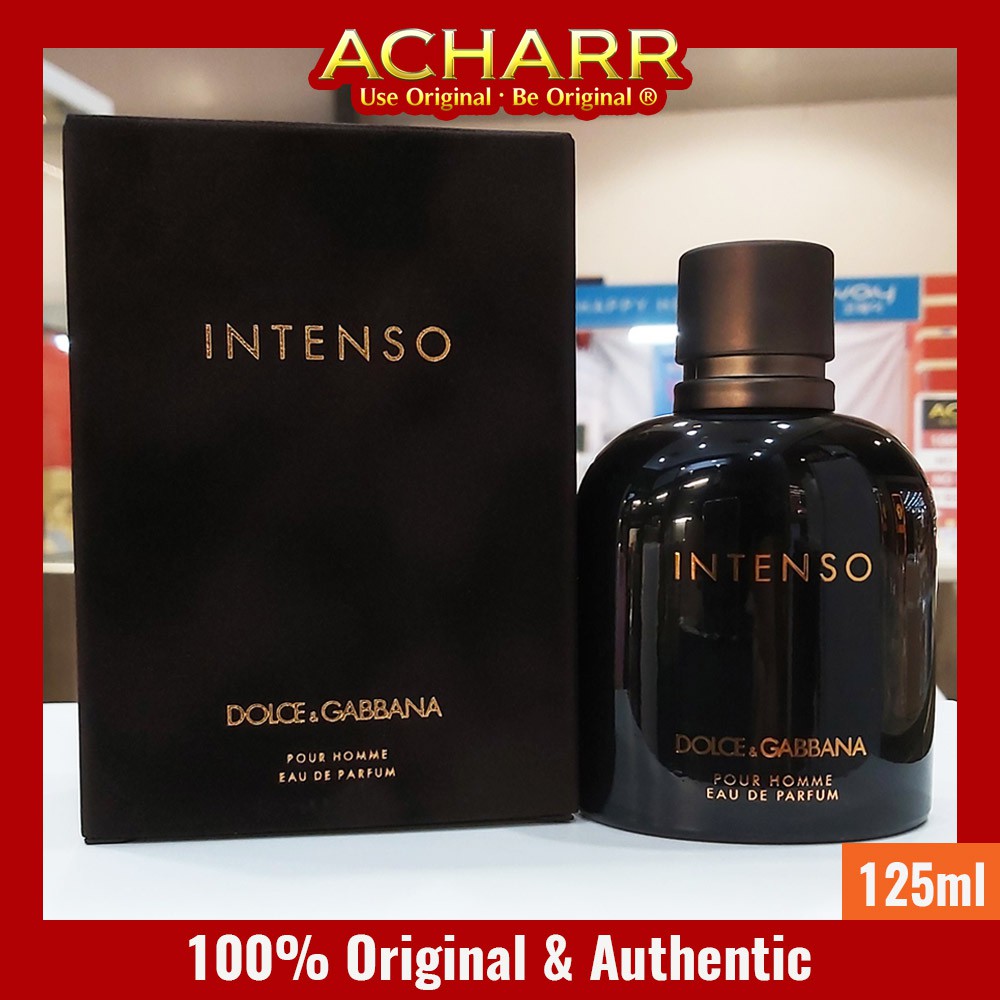 100% Original] D&G Intenso EDP by Dolce & Gabbana Perfume (125ml) | Shopee  Malaysia
