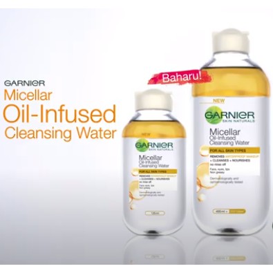 garnier micellar water yellow