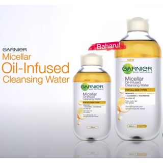 Garnier Micellar Oil Infused Cleansing Water Biphase 400 Ml Lazada Indonesia