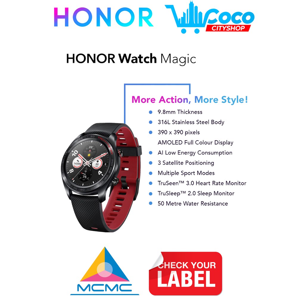 READY STOCK HONOR Magic Watch (Smart Watch) | 1 Year ...