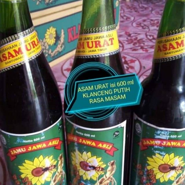 Asam Urat Jamu Jawa Asli Klanceng Putih Shopee Malaysia