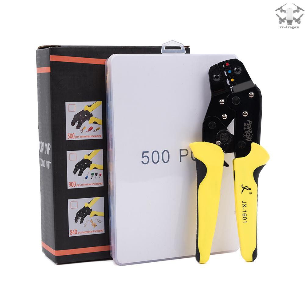 PARON Wire Terminals Crimping Tool Insulated Ratcheting Crimper Kit Of ...