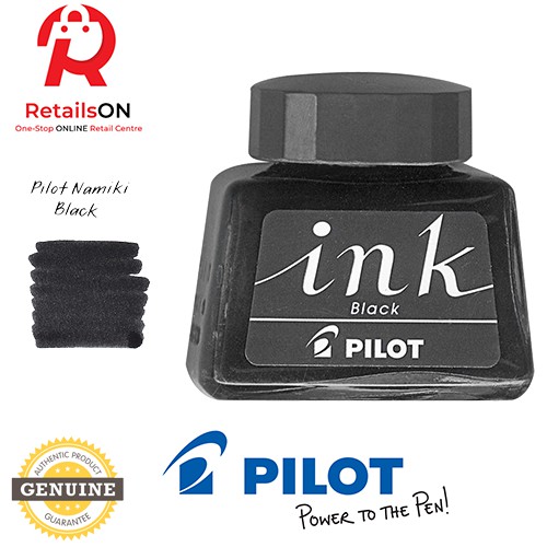 Pilot Fountain Pen Ink Bottle 30ml - Black / Namiki Fountain Pen Ink ...