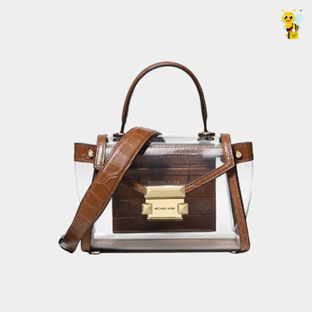 whitney mini leather satchel michael kors