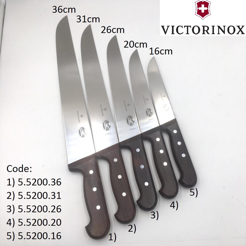 VICTORINOX ROSEWOOD BUTCHER KNIFE (5.5200.16 / 5.5200.20 / 5.5200.26