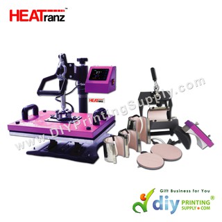 DIYPrintingSupply / HEATranz Combo Heat Press Machine (38 X 30cm) [A4] / Gift & T-shirt Printing Machine