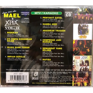 New Vcd Mtv Karaoke Lagu Dari Aku Mael Xpdc Vol Ii 10 Songs Shopee Malaysia