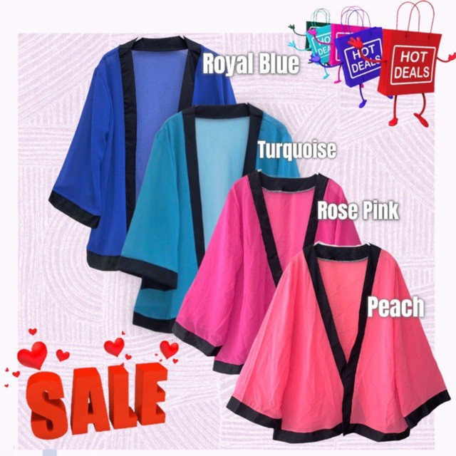 royal blue kimono cardigan