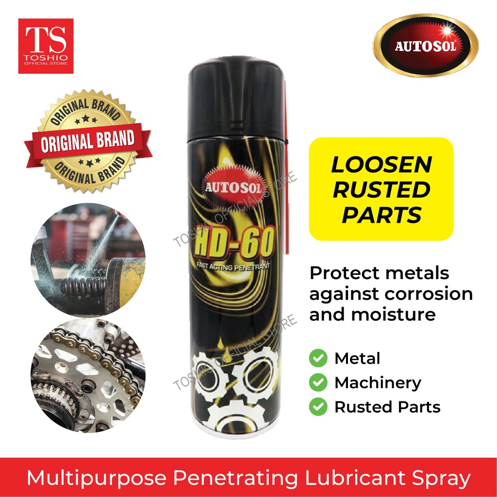 Autosol HD60 Lubricant Spray 454ml (Spray Peluntur Karat) Shopee Malaysia